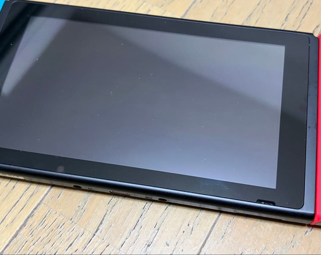 【一部接触不良あり】Nintendo Switch 青/赤 本体 付属品セット