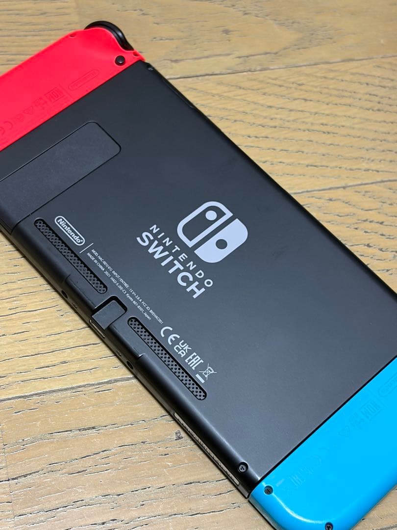 【一部接触不良あり】Nintendo Switch 青/赤 本体 付属品セット