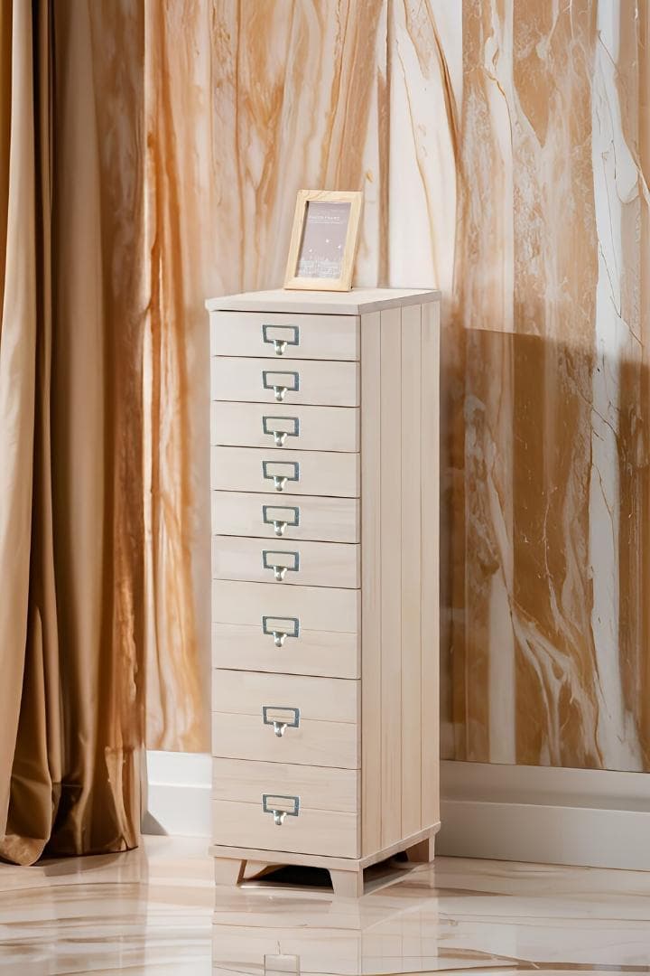 送料無料・A4サイズ・プレート多段チェスト9段・カラー選択可