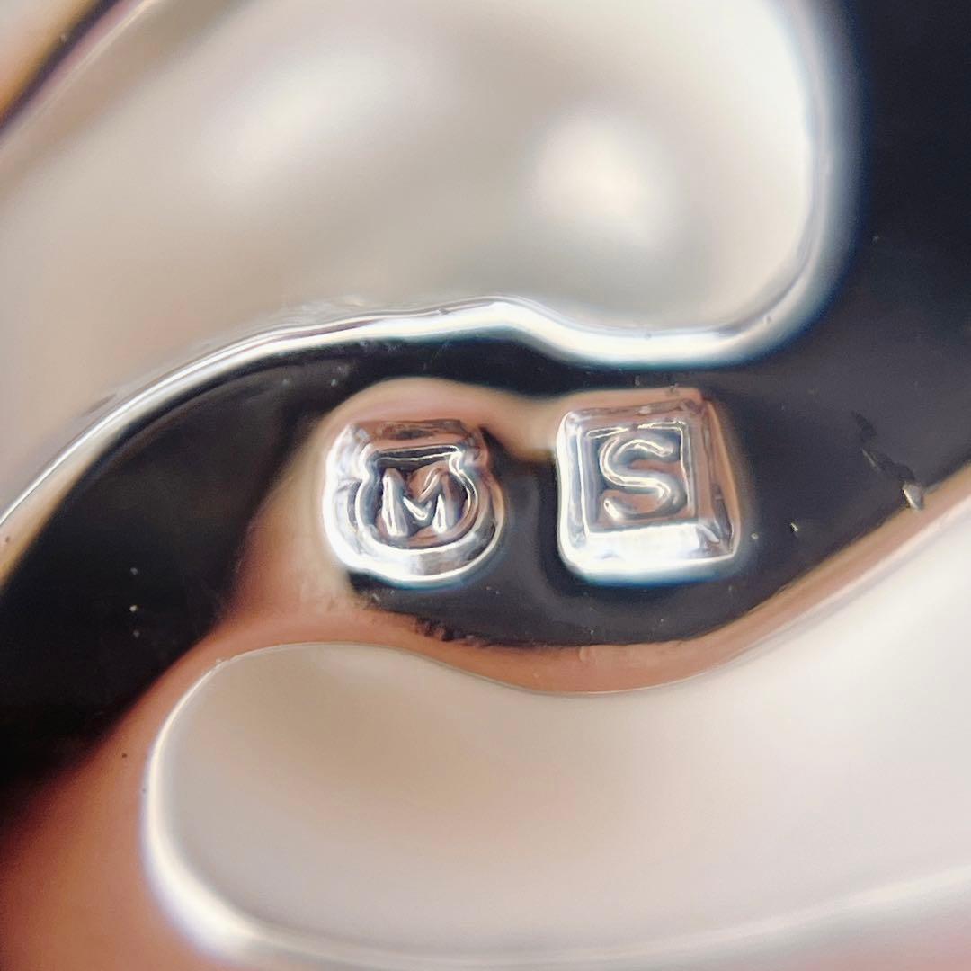 【未使用品】ミキモト パール　K18 菊紋　リーフ　ブローチ