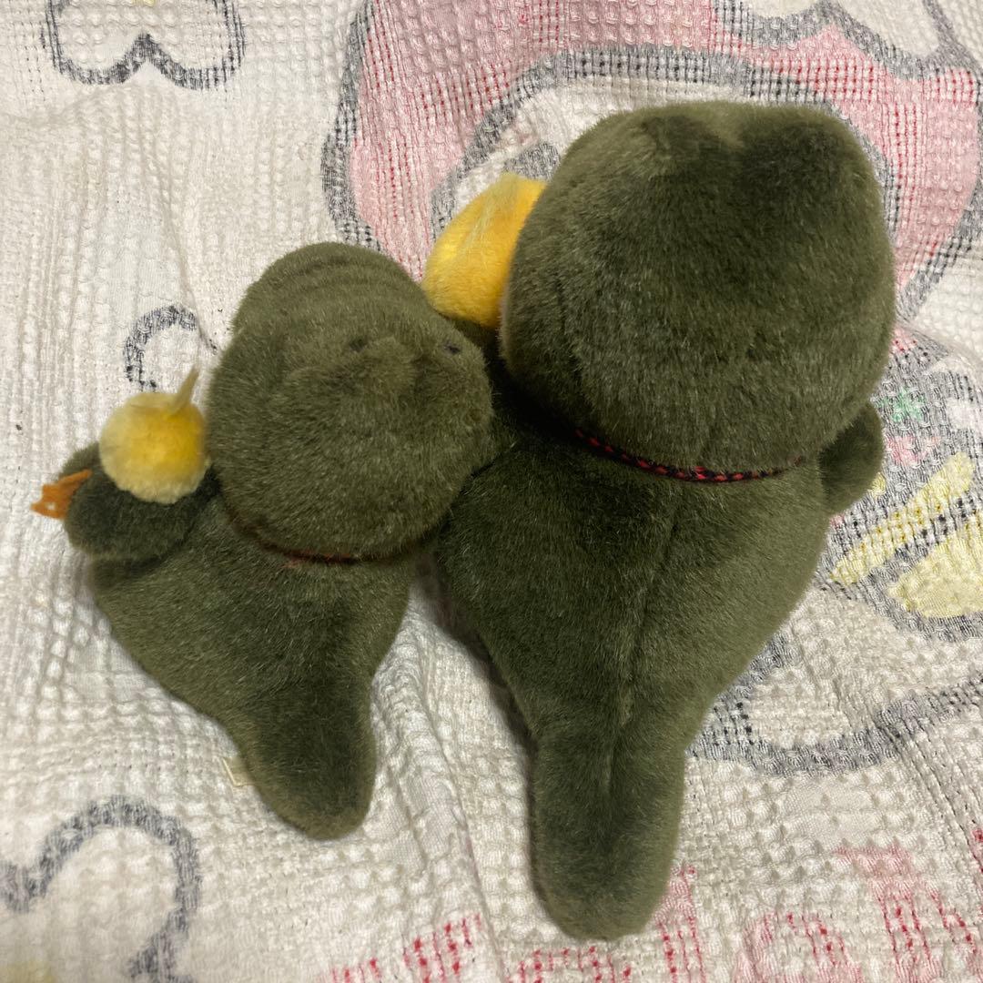 昭和レトロ　ヴィンテージ セキグチ製　こんにちわに　深緑　S&Mサイズ