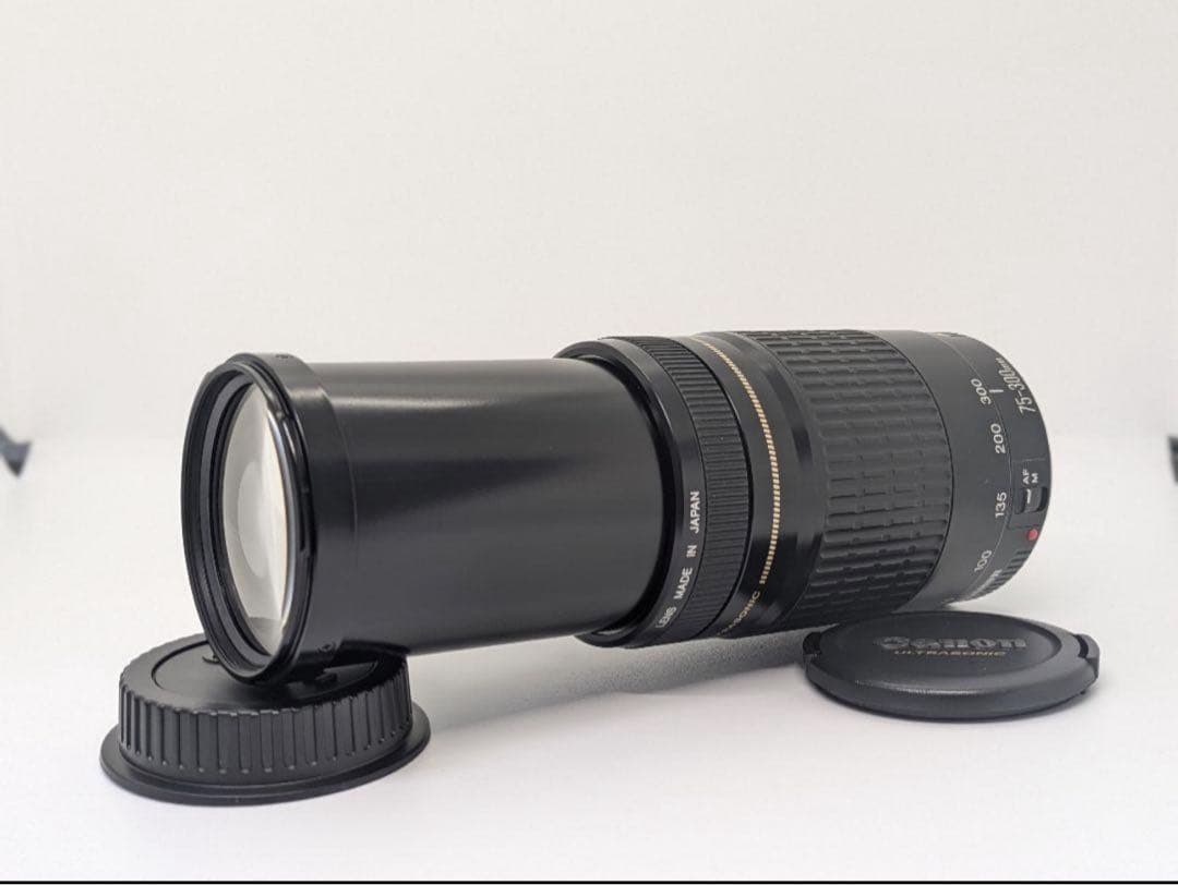 Canon EF 75-300mm USM 超望遠レンズ EF カバー両方無し