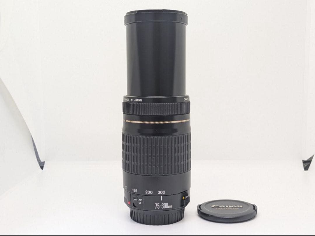 Canon EF 75-300mm USM 超望遠レンズ EF カバー両方無し