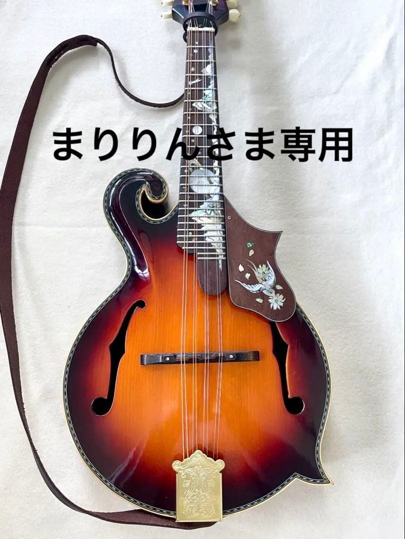 美しき謎のマンドリン　サンバースト マンドリン本体　インレイ装飾