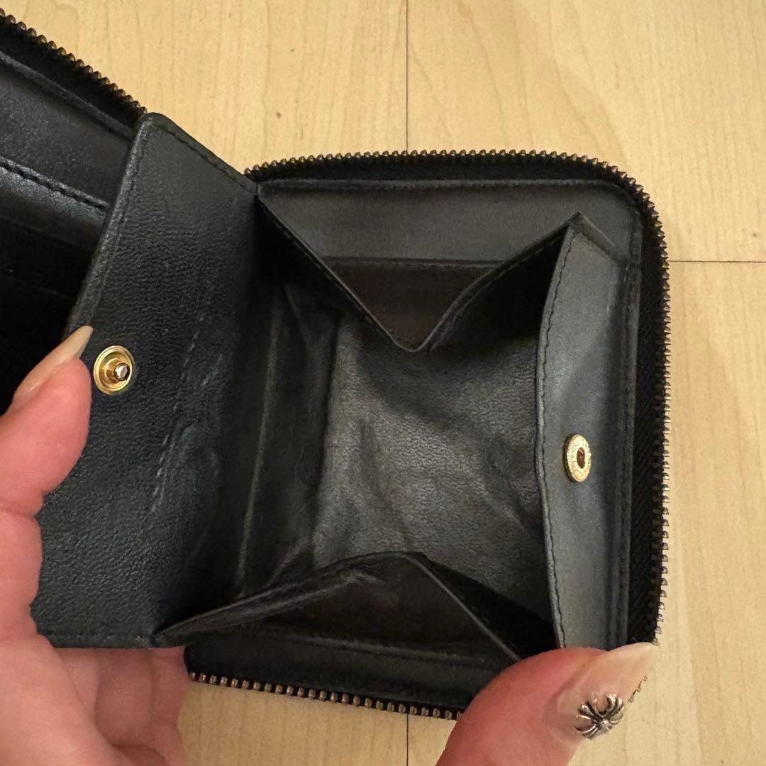 COMME des GARÇONS 二つ折り財布 黒