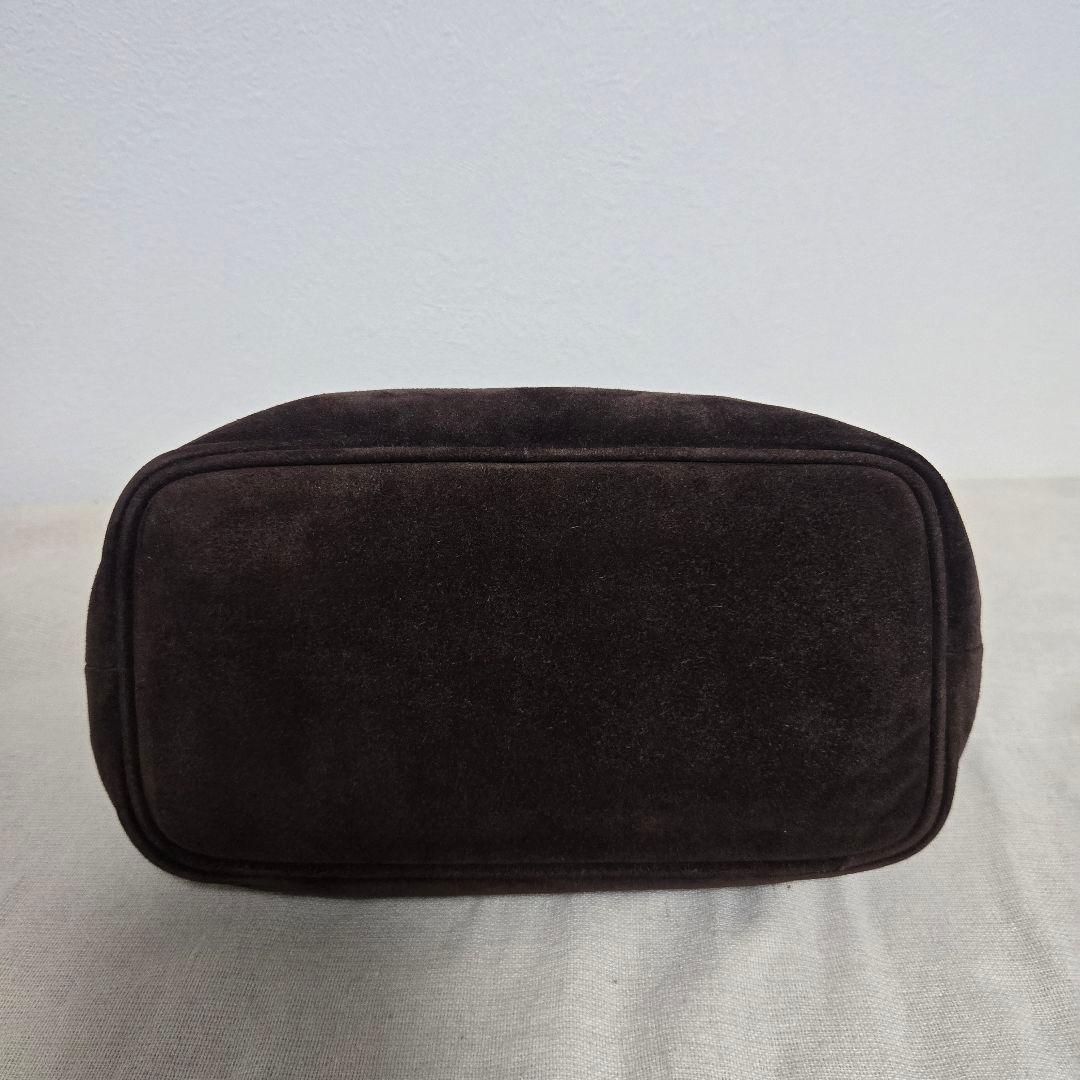 MaxMara ダークブラウンハンドバッグ　Max Maraワンハンドルバッグ