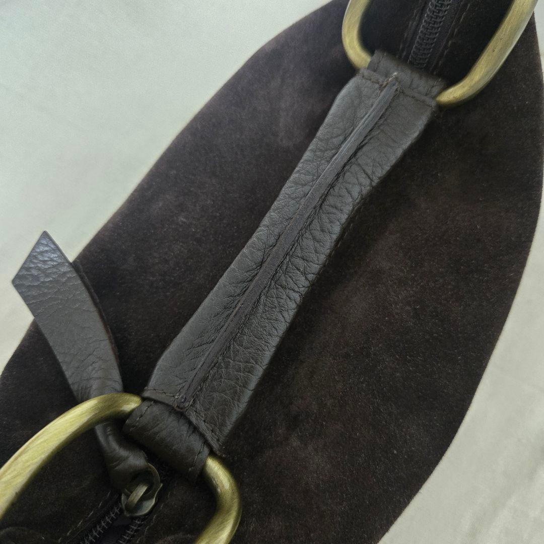 MaxMara ダークブラウンハンドバッグ　Max Maraワンハンドルバッグ