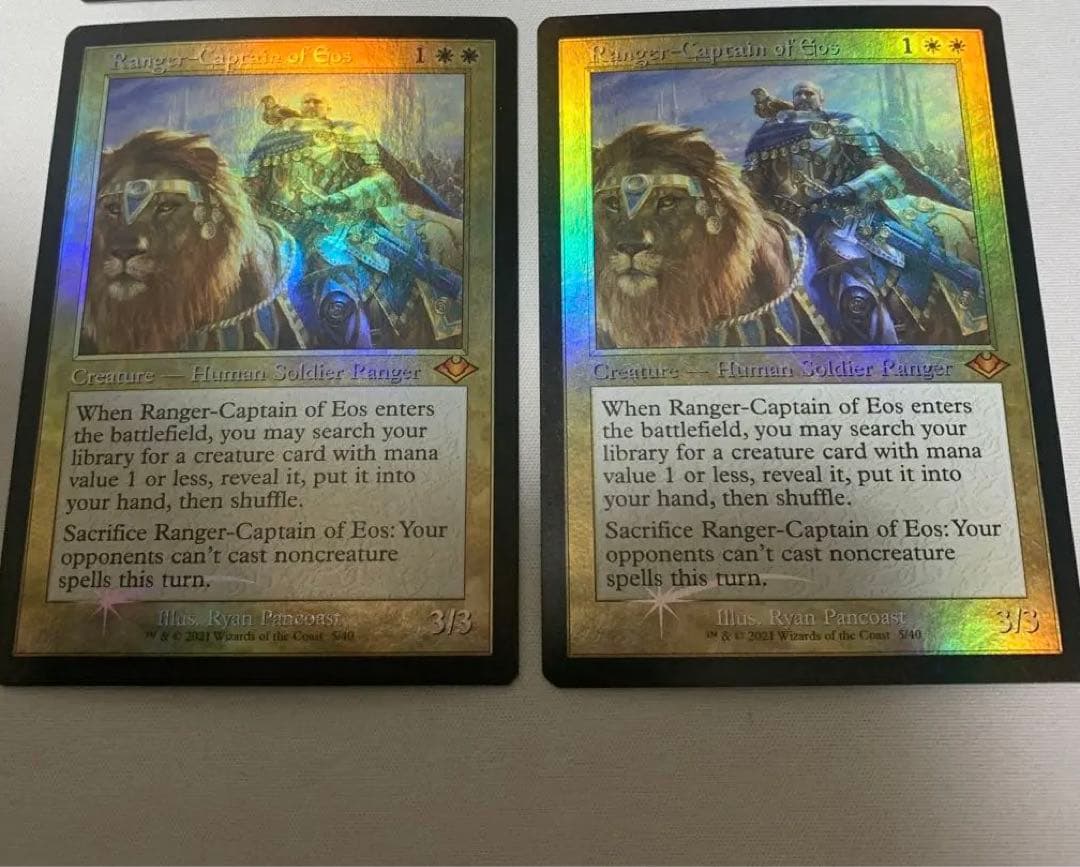 【TI &KSNさん専用】イーオスのレインジャー長　英語　旧枠　foil　2枚