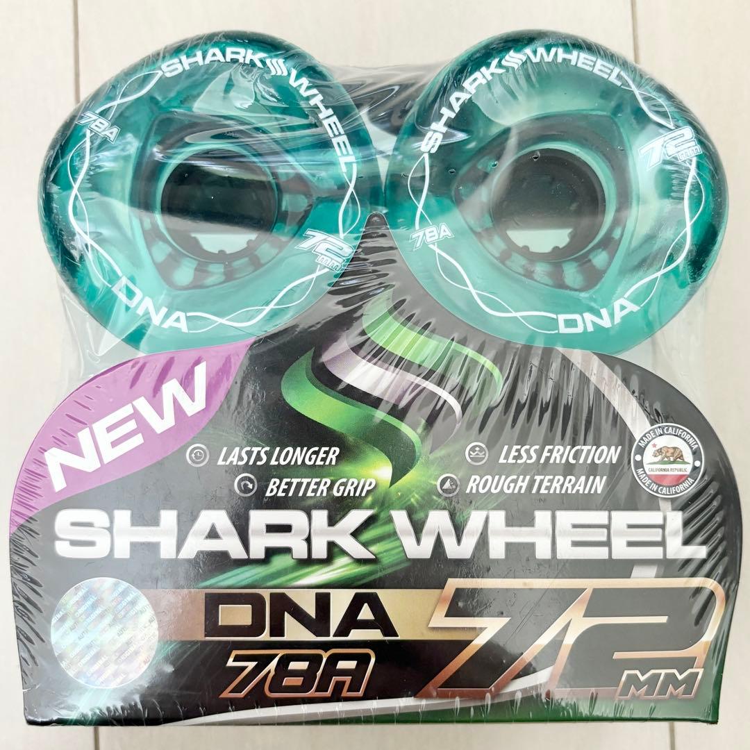 024☆新品 未開封☆ シャークウィール 72mm 78a クリア グリーン