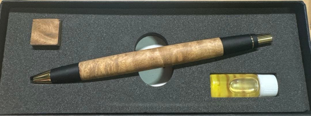 野原工芸 旧型　シャープペンシル　マーブルウッド