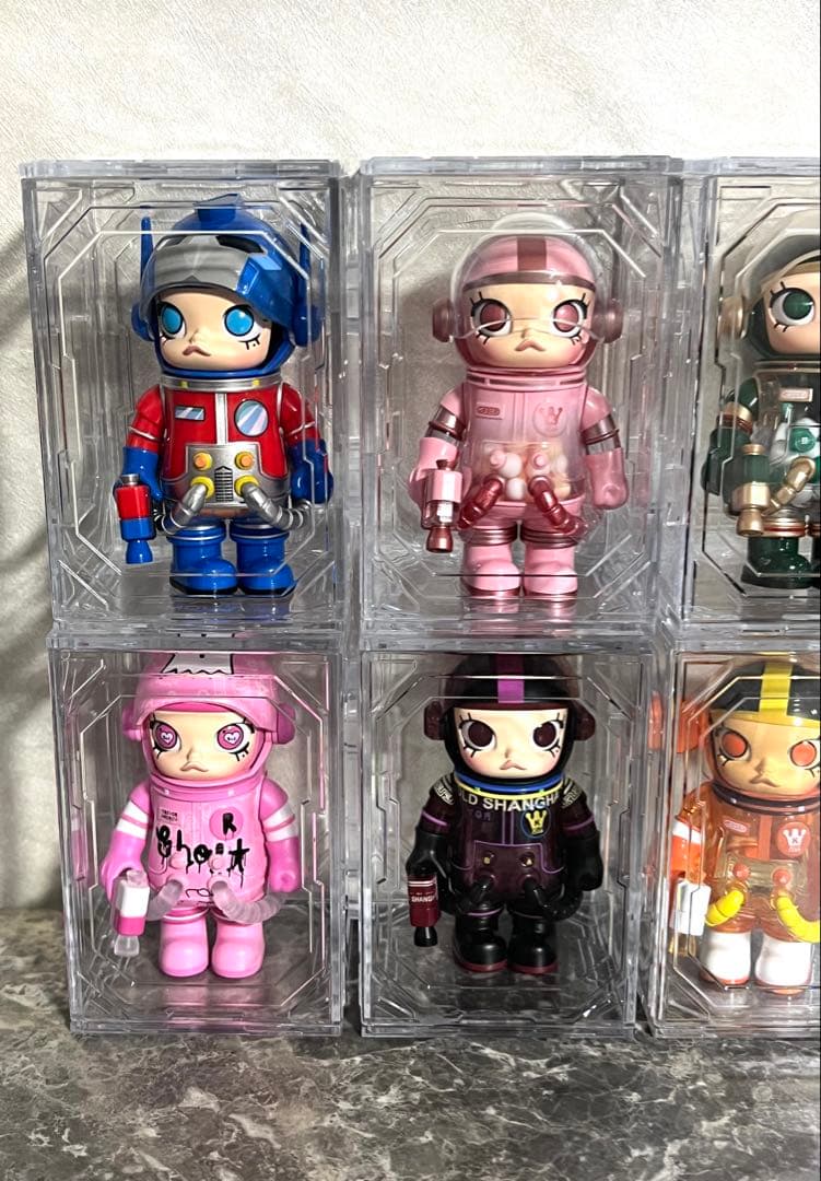 8体セットPOPMARTMEGA100%Space Molly シリーズケース付
