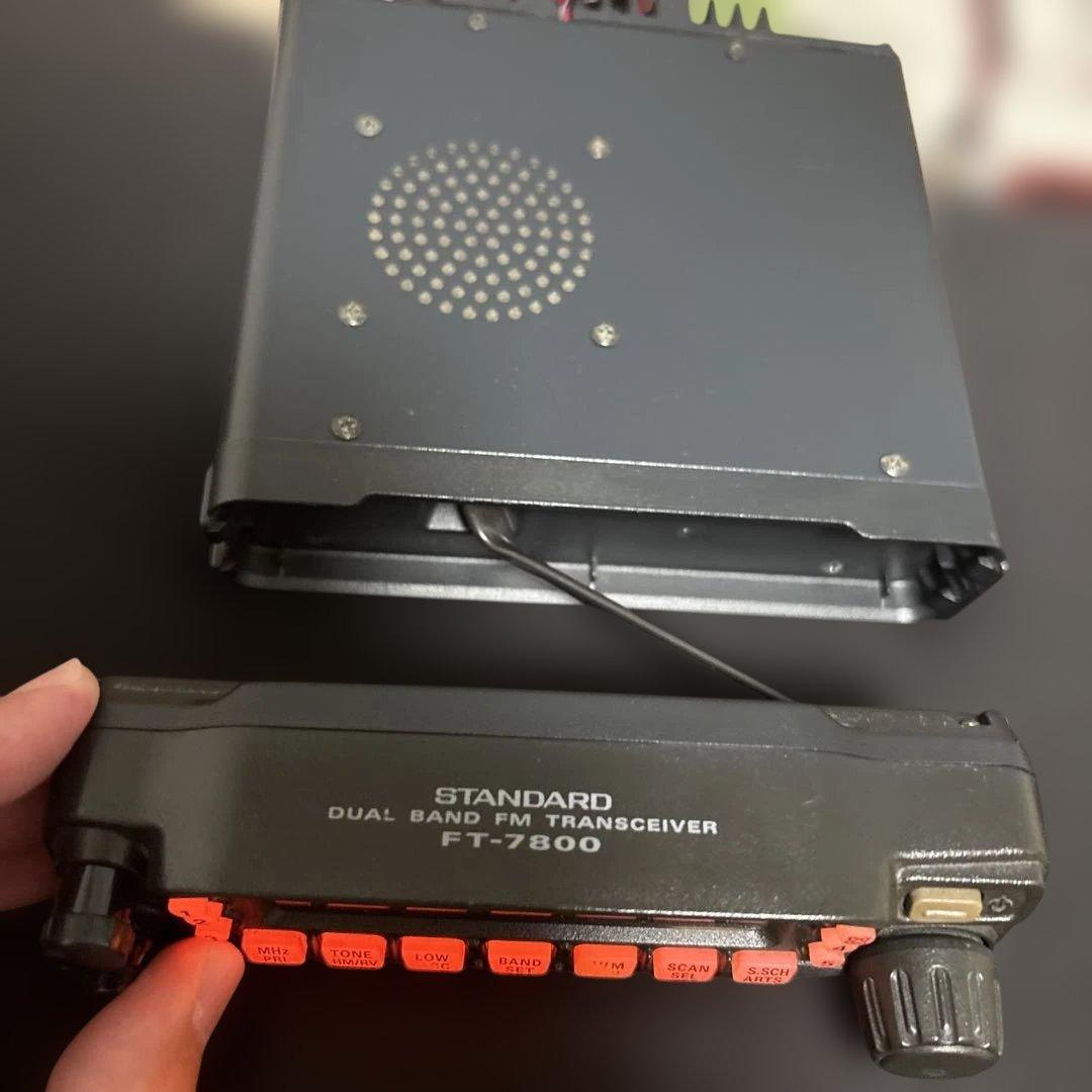 STANDARD FT-7800 デュアルバンド受信機