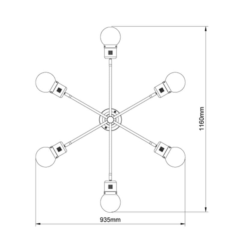 「LED電球付き」おしゃれ シーリングライト 6灯 LED 対応 照明器具