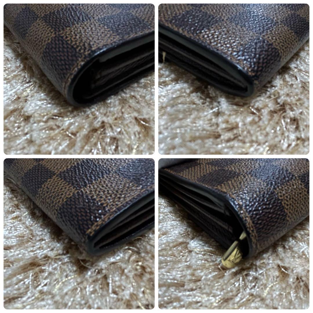 ルイヴィトン ダミエ ポルトフォイユサラ 財布 レディース　カード入れ10枚