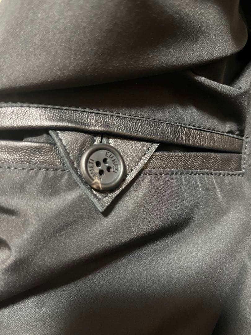 ビームス別注　EMMETI JURI BEAMS3 ユリ　ライダース48ブラック