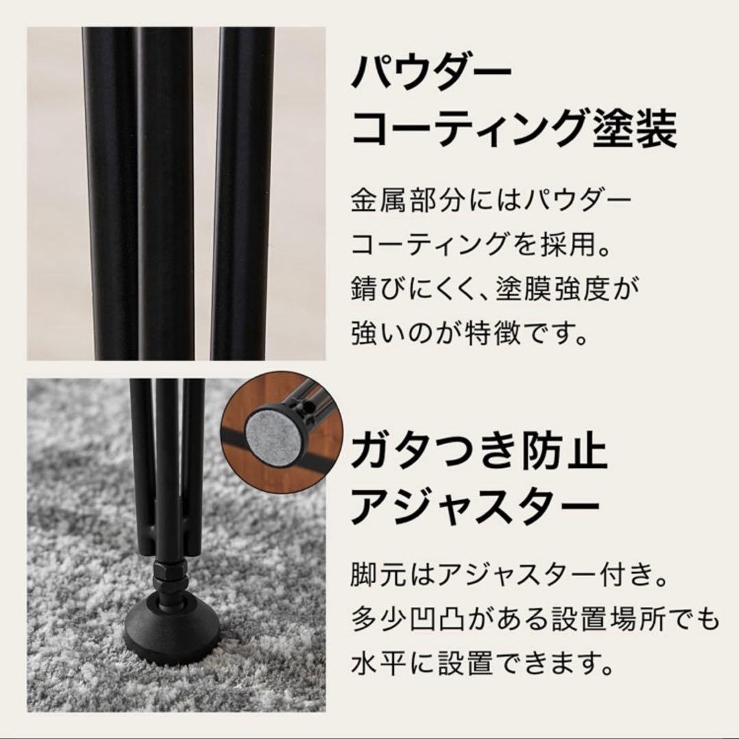 LOWYA 天然木 無垢材 ダイニングテーブル 幅70×140(cm)