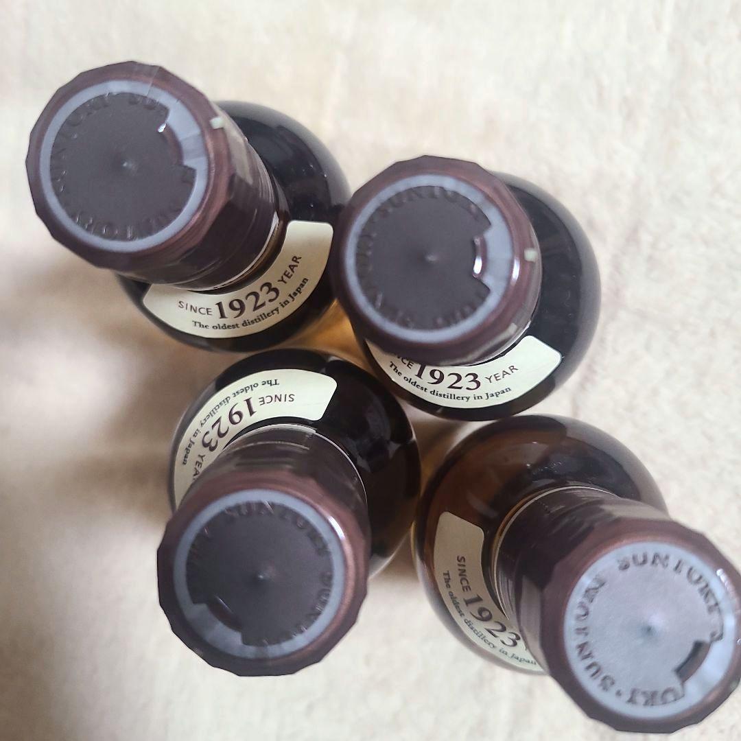 山崎シングルモルトウイスキー 180ml 4本セット1923年