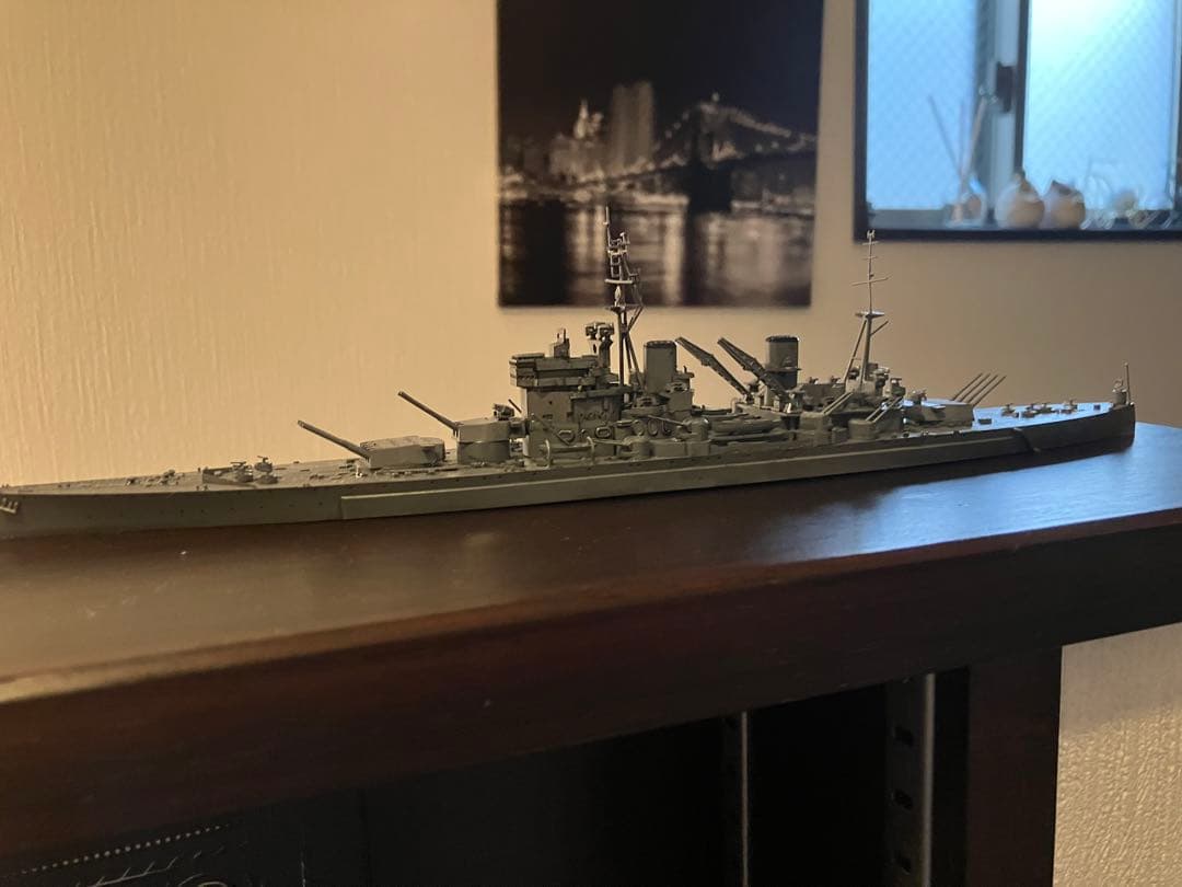 戦艦　キングジョージⅤ世　ジオラマ　ジオラマにします。