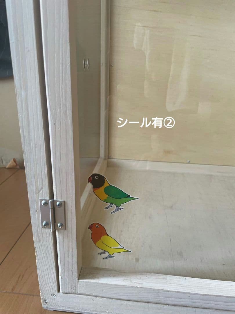 鳥ケージ HOEI35ケージ　アクリル＆木製ケース