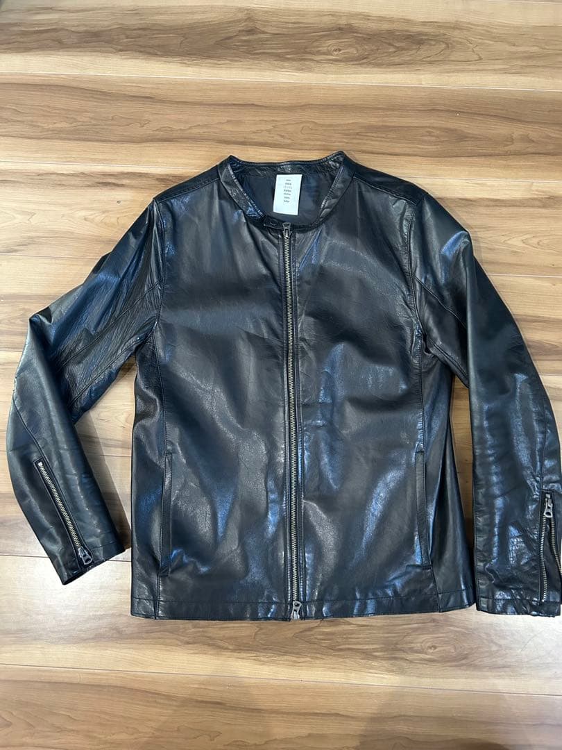 期間限定価格 shama×ナノユニバース　本革レザーライダース