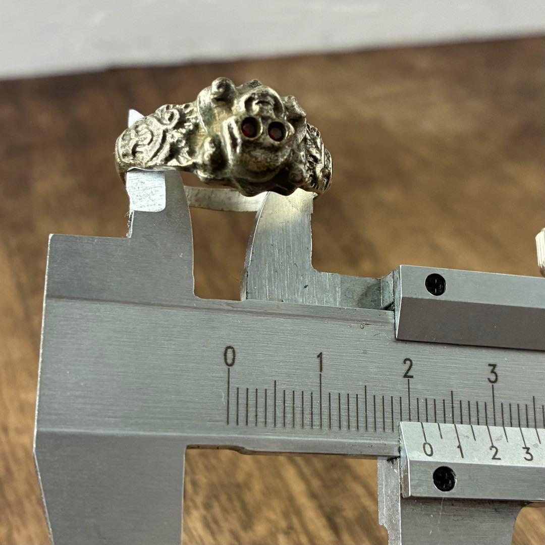 ドイツ国防軍陸軍スカルボーンズ ヴィンテージ シルバーソルジャーリング24号 1