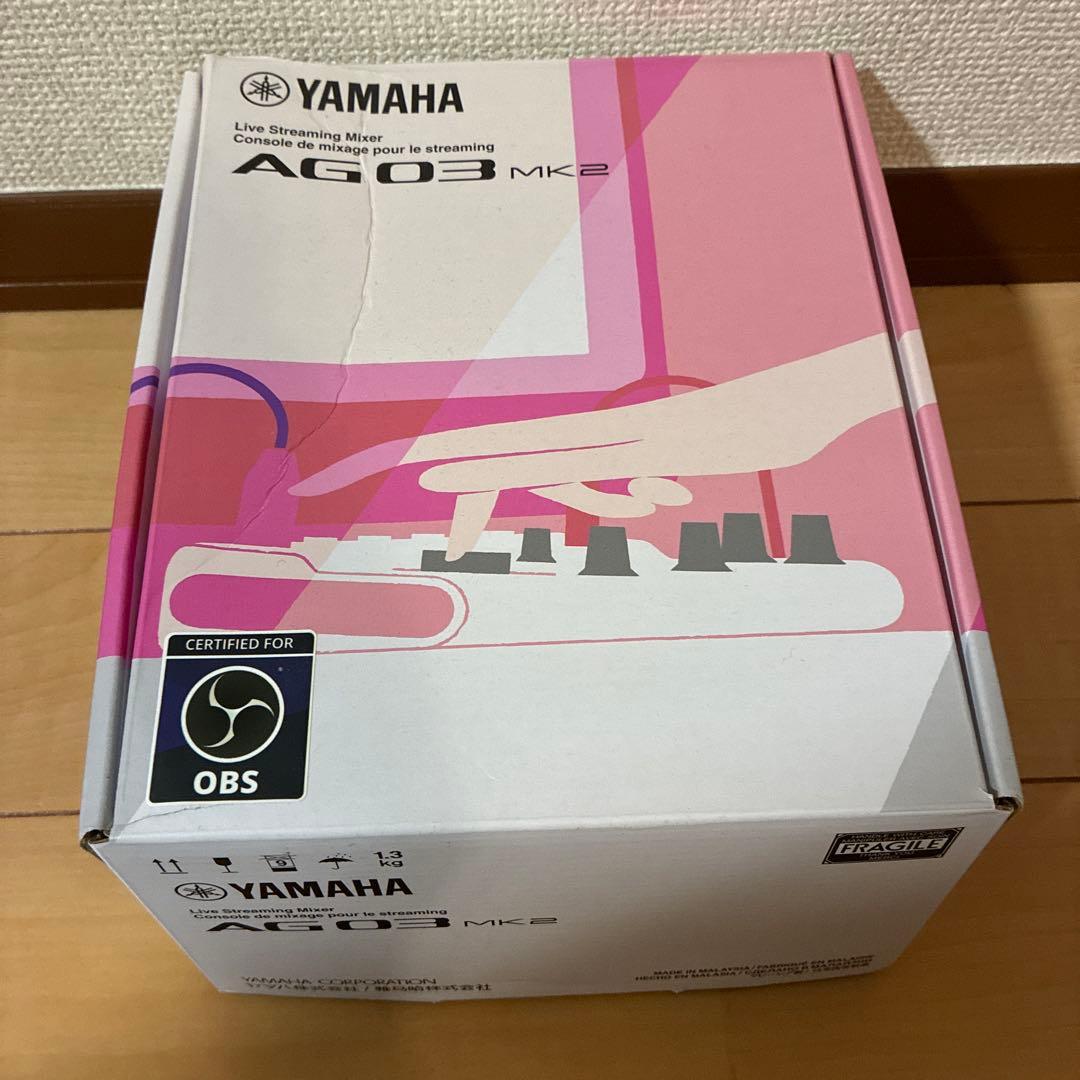 YAMAHA AG03MK2 ホワイト ライブストリーミングミキサー