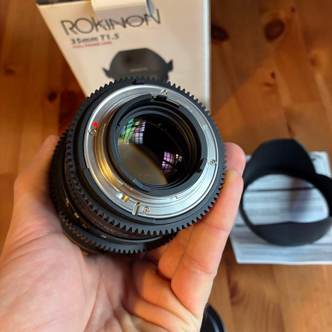 ROKINON 35mm T1.5 単焦点レンズ Fマウント