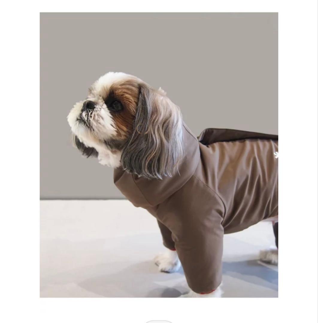  peak フード付き犬服 Ｍ　ダウン