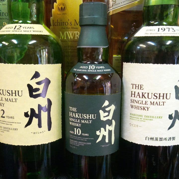 ウイスキー SUNTORY  THE  HAKUSHU  AGED  10  YEARS