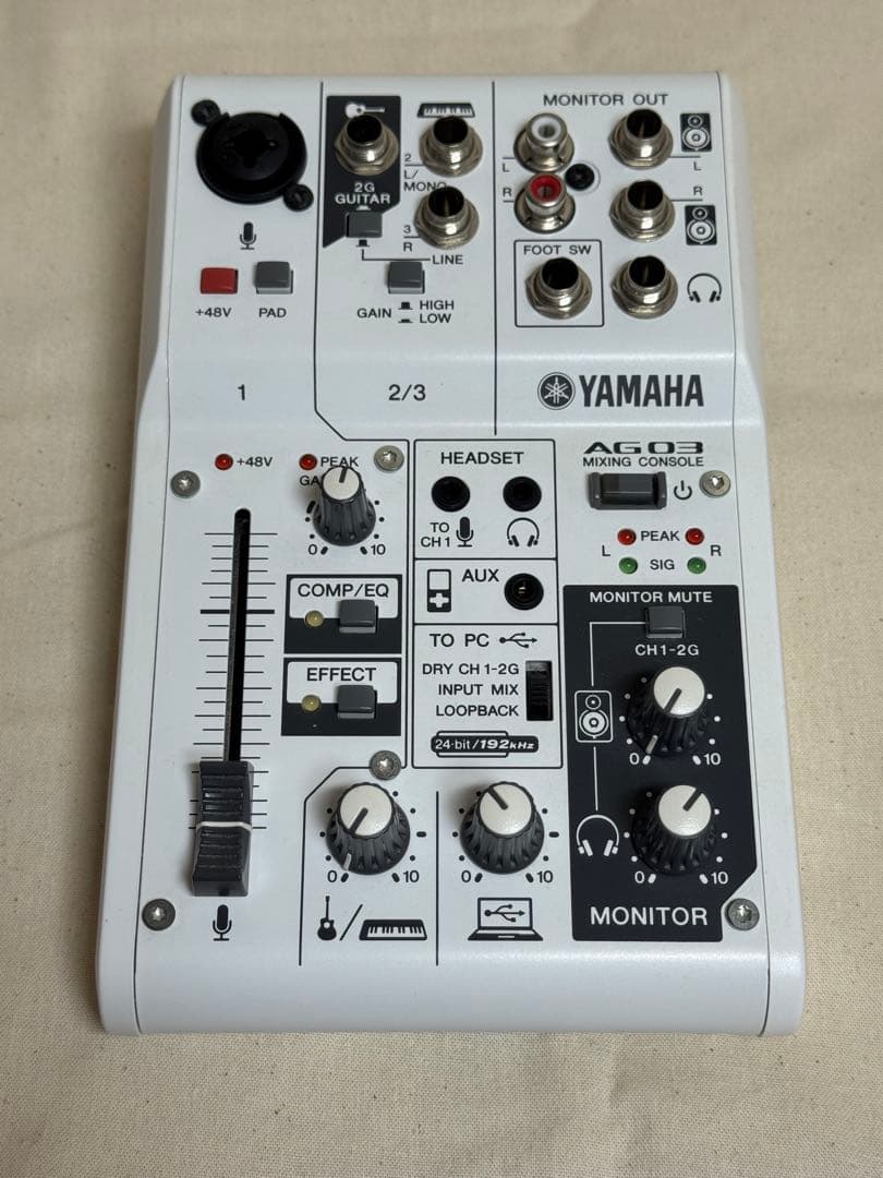 『テネシー』YAMAHA AG03 オーディオインターフェイス