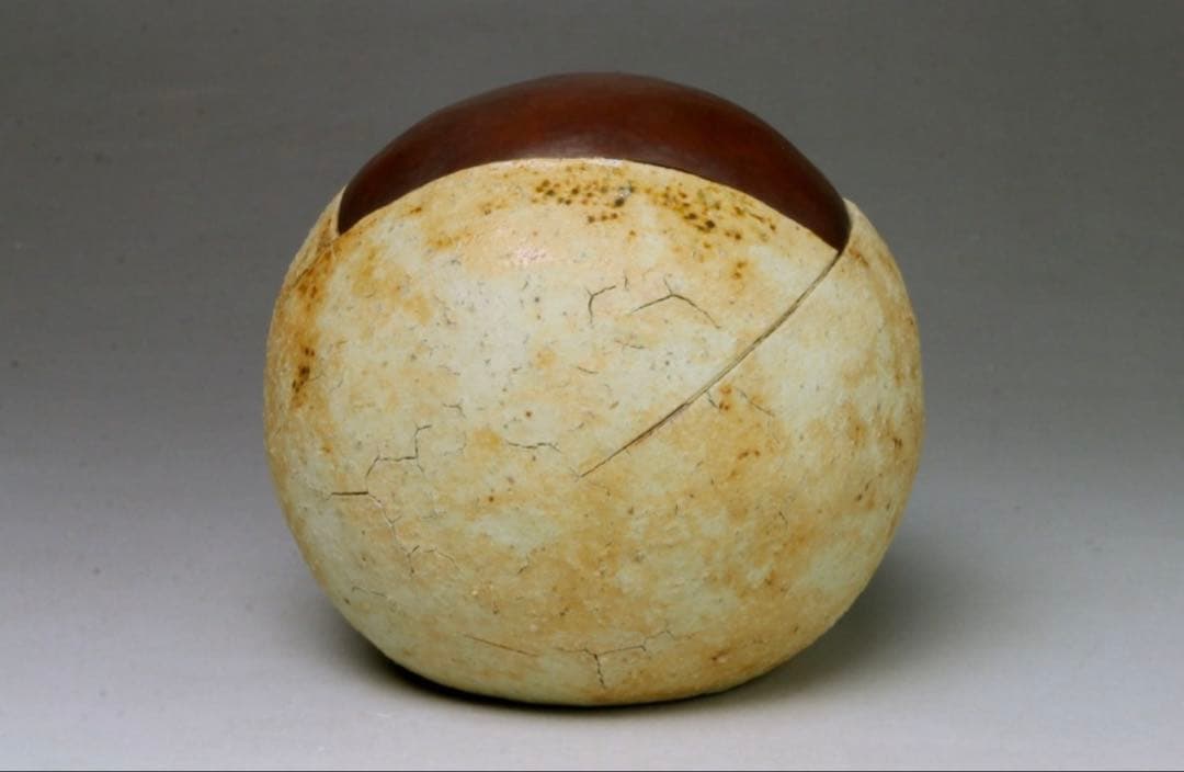 【稀少】 河本太郎 作 鍛穹陶容 共箱付 / 陶器 陶芸 作品 美術 芸術