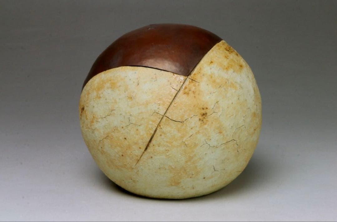 【稀少】 河本太郎 作 鍛穹陶容 共箱付 / 陶器 陶芸 作品 美術 芸術