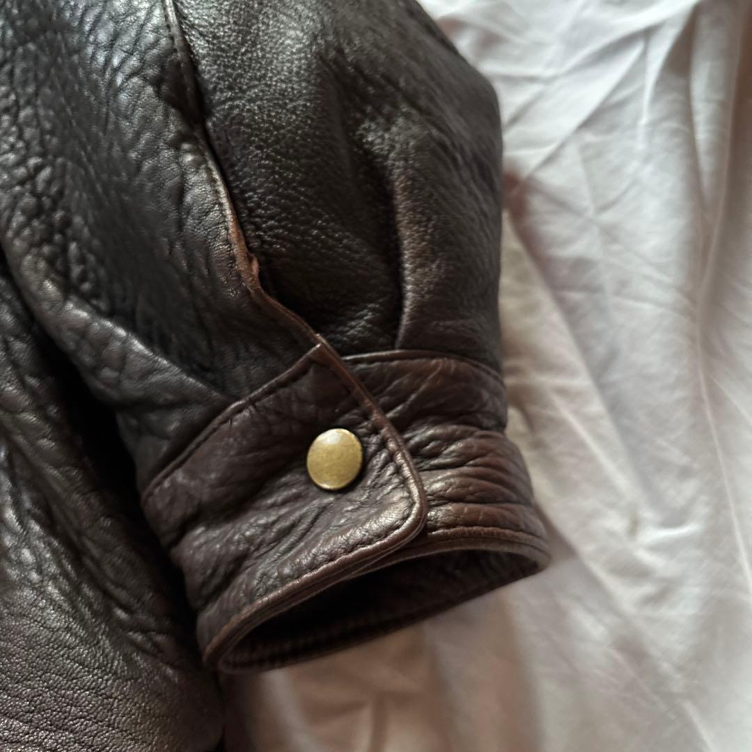 【90s】Swinger レザー ボンバージャケット 本革 A-2 ラムレザー