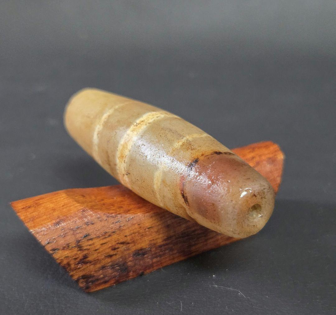 794天珠　三線天珠　西蔵線天珠　ヒマラヤアゲート　dzibeads　！