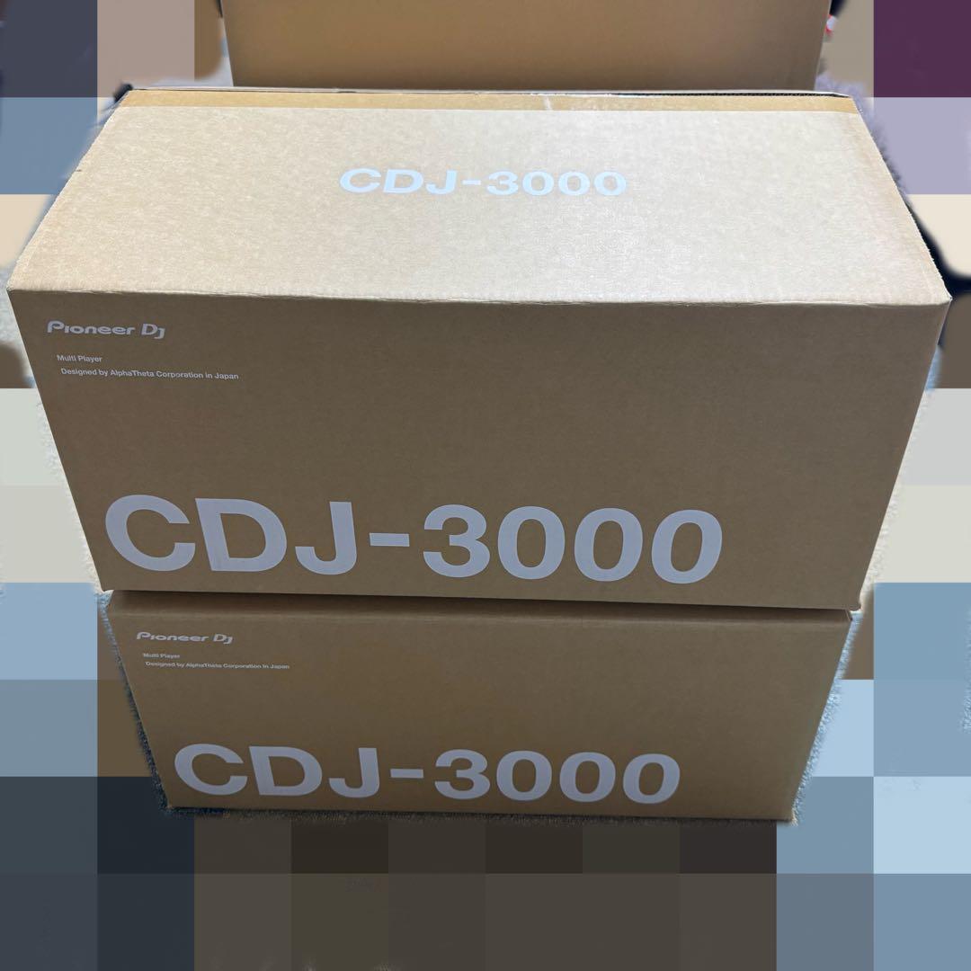 Pioneer DJ / CDJ-3000 2台 (その他ケーブル/カバー付)