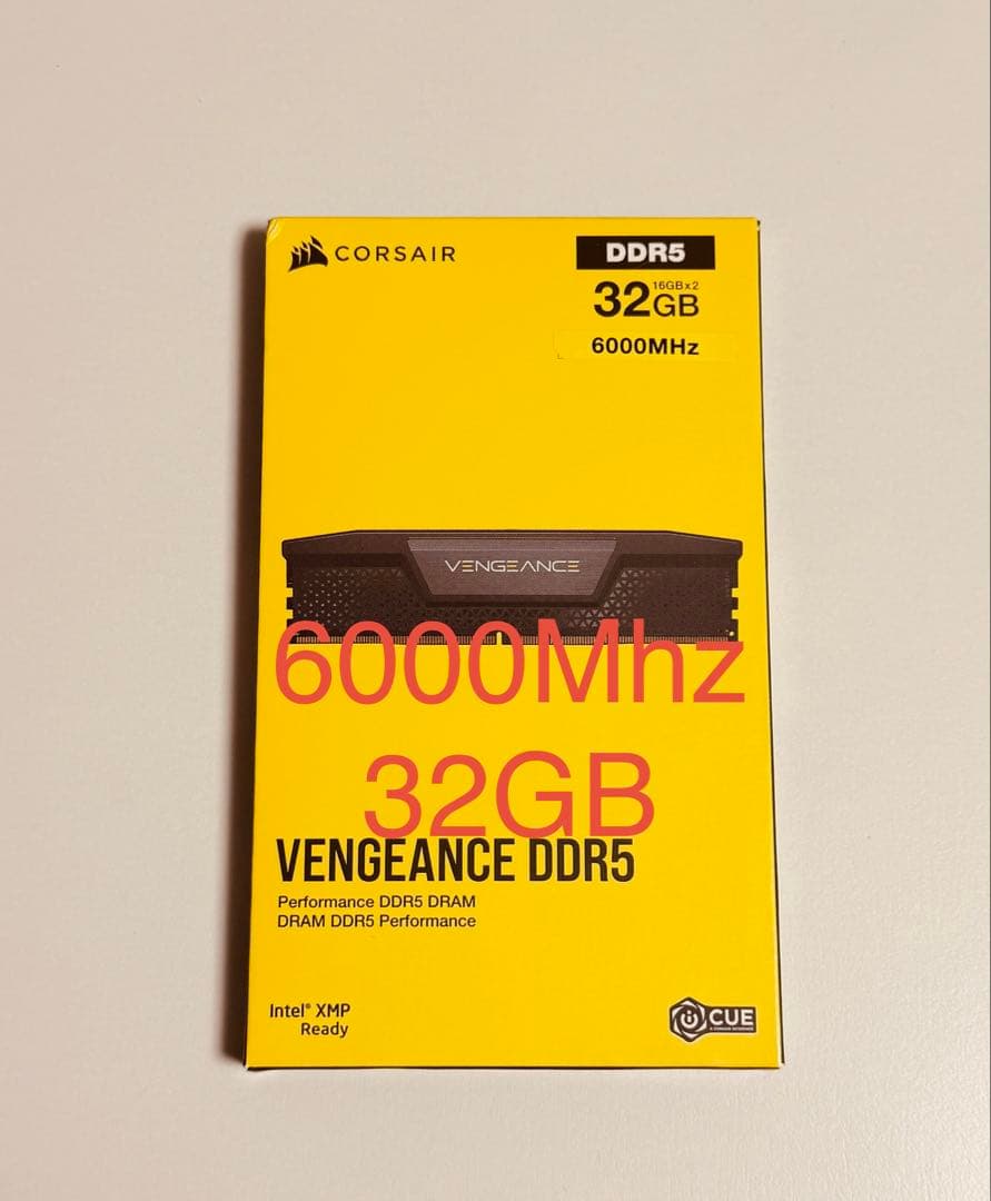 CORSAIR VENGEANCE DDR5-6000 32GB 16GB×2