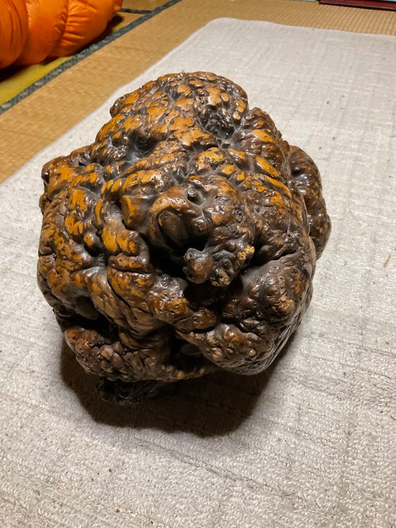 パイプ用の原木（プライヤー用）大きさ、25センチ四方。【床の間のインテリアどぞ】