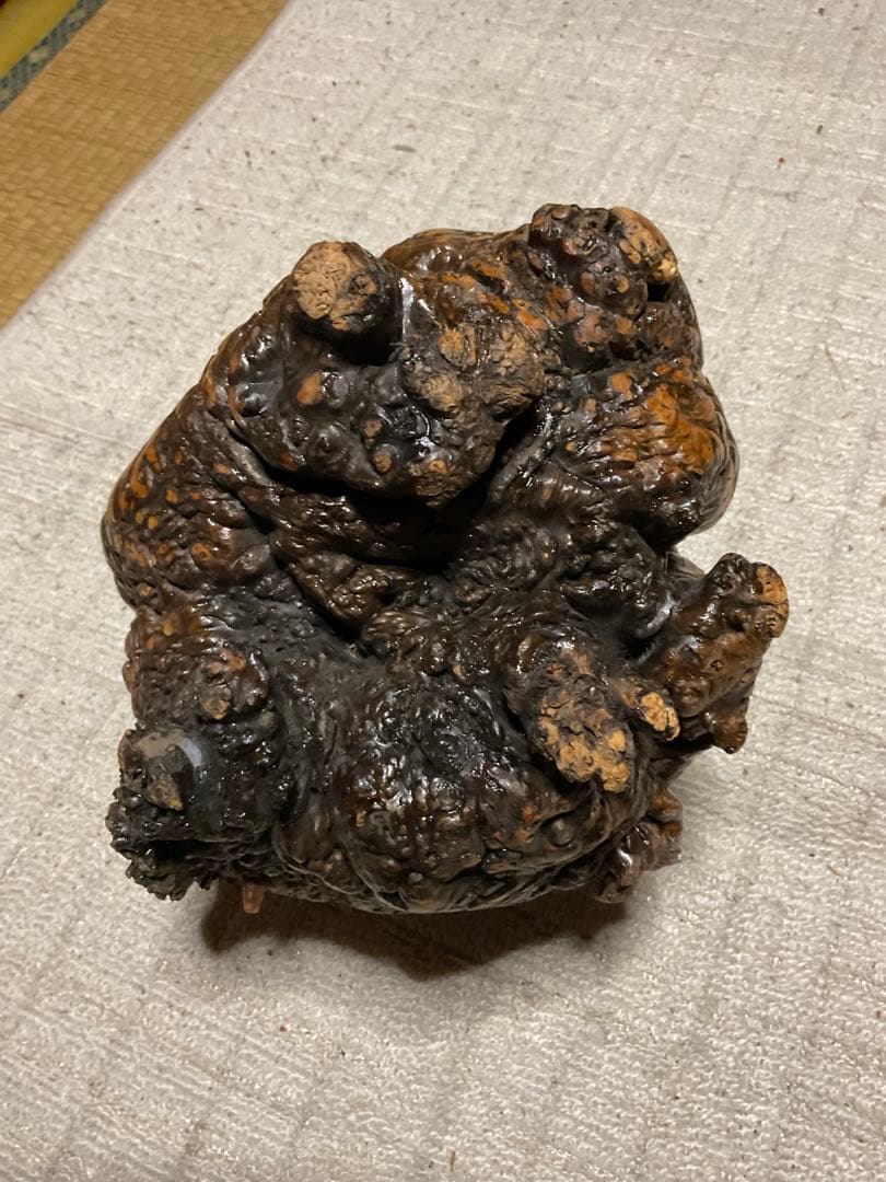 パイプ用の原木（プライヤー用）大きさ、25センチ四方。【床の間のインテリアどぞ】