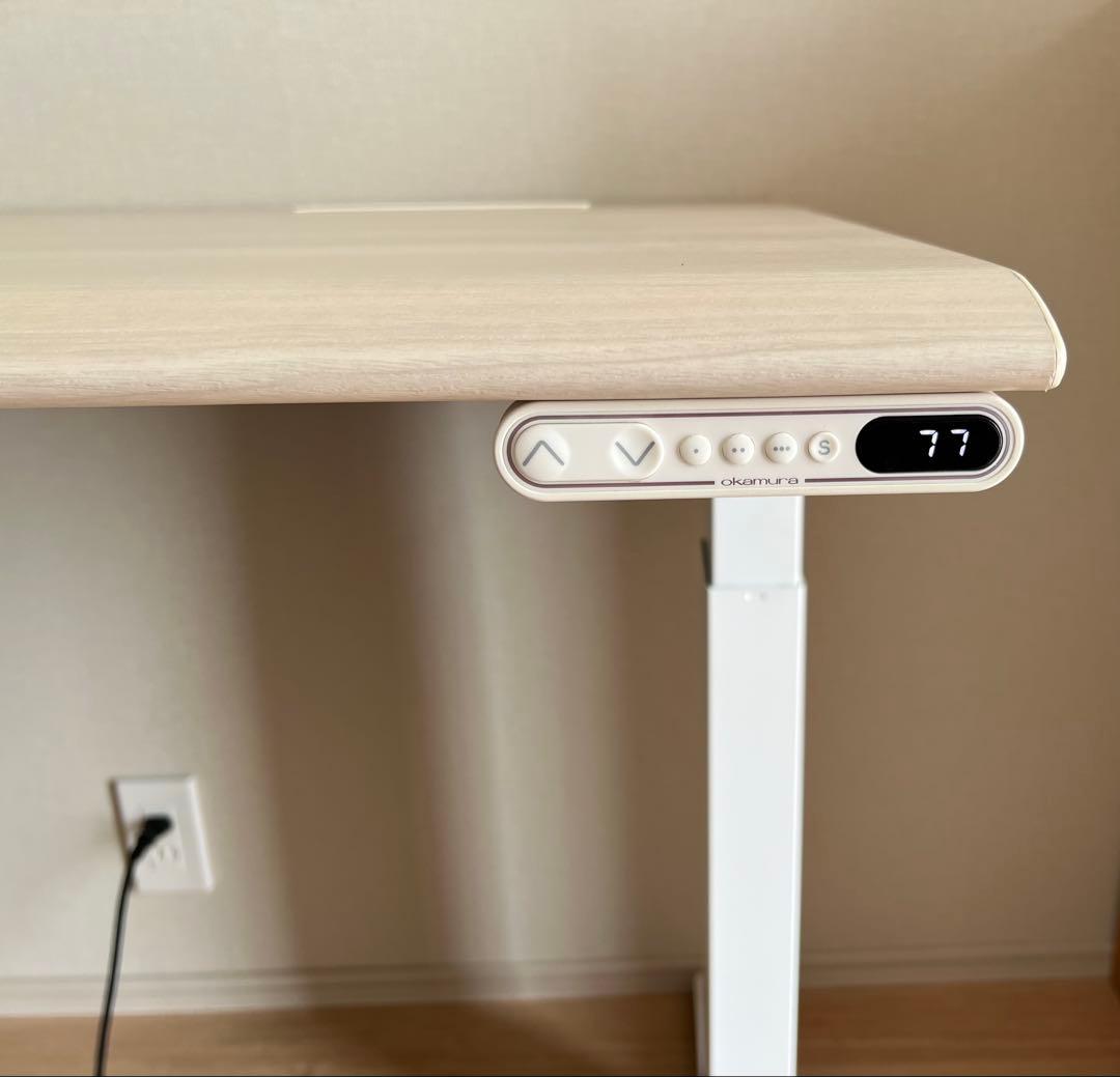 オカムラ 電動昇降デスク スイフト（swift） 幅155cm 奥行67.5cm