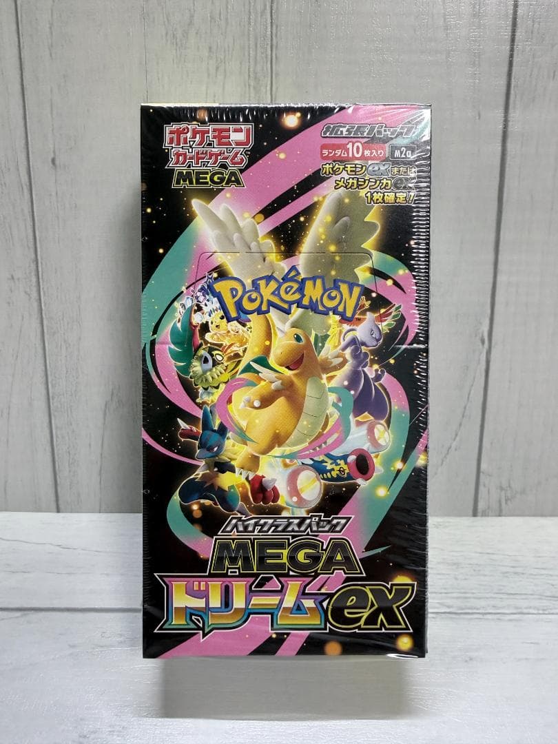 新品未開封 シュリンク付き ポケモンカードゲーム MEGAドリームex 1BOX