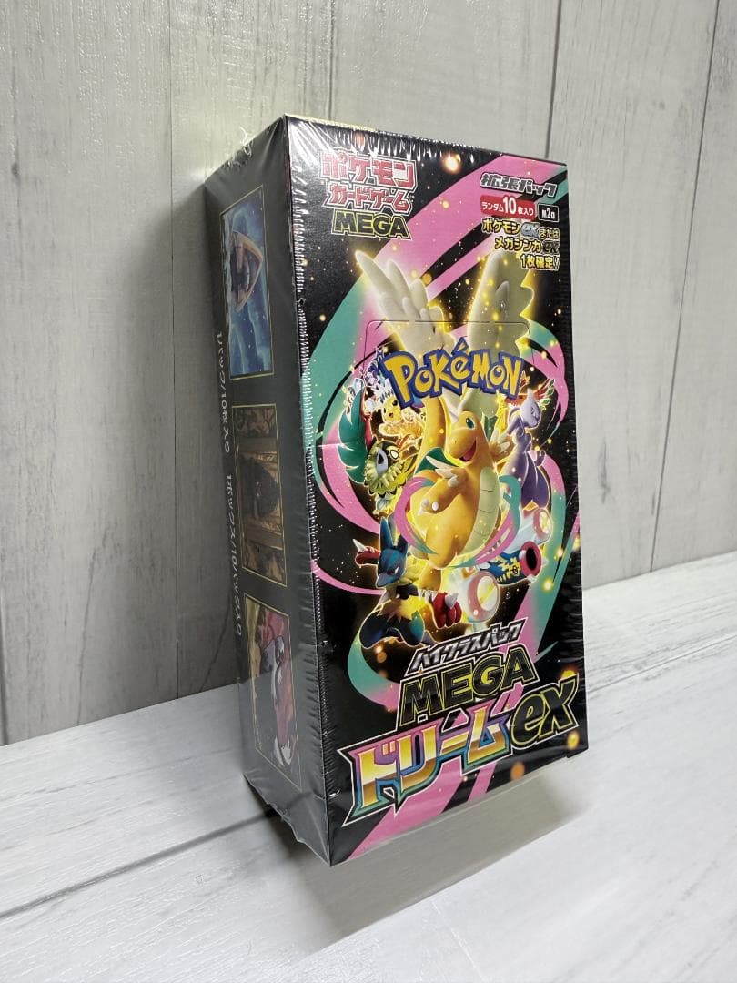 新品未開封 シュリンク付き ポケモンカードゲーム MEGAドリームex 1BOX