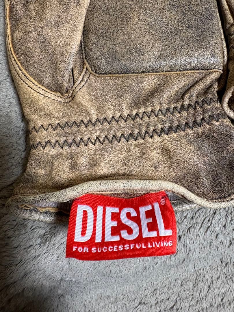 DIESELディーゼル　シープレザー手袋 グローブ03