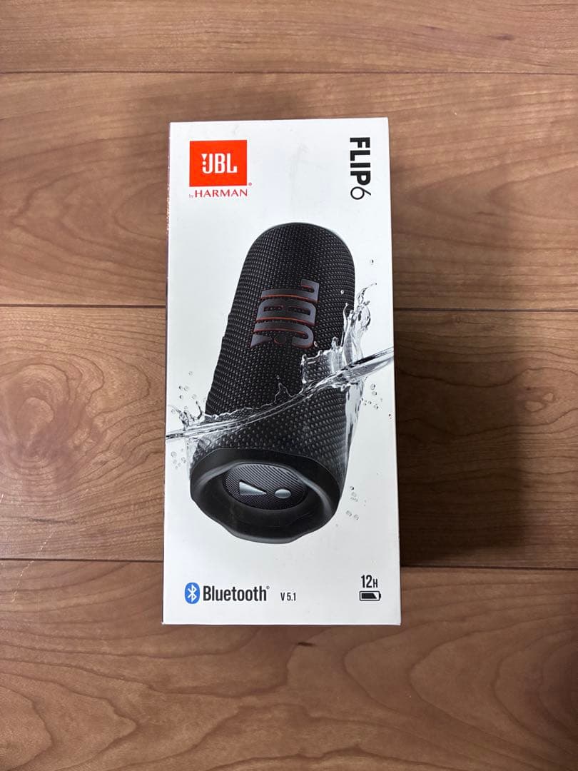 数回程度使用　JBL FLIP6 ブラック ワイヤレススピーカー　防水