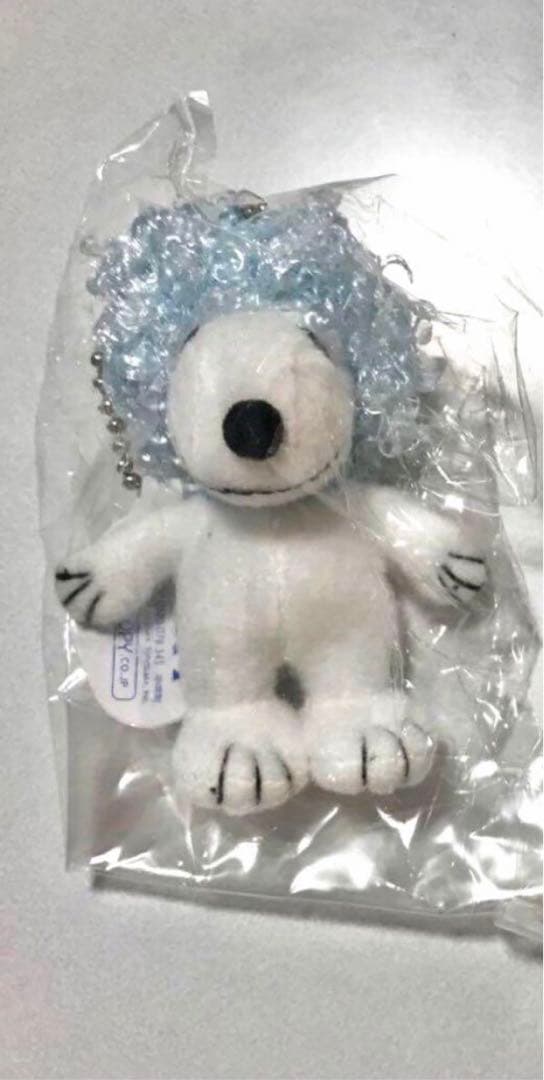 スヌーピー　ぬいぐるみマスコット　ファミリア　PEANUTS ブルー