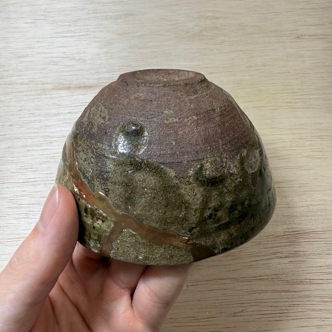 古唐津 青唐津 小服茶碗 盃 山盃 内田皿屋窯 桃山時代 初期伊万里 陶片