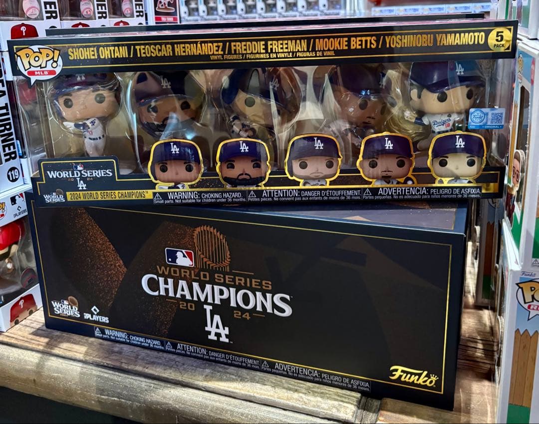お値下げ！【限定品！】Funko 2024 ワールドシリーズ ドジャース 5体