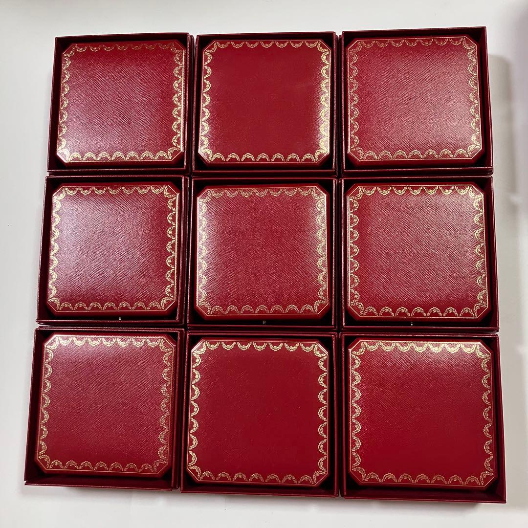 カルティエ　ネックレス　リングケース　空箱　現行品　32個