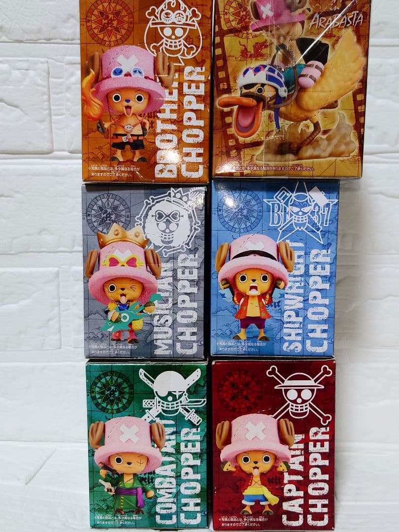 チョッパーフィギュア★目指せ海賊〜新世界編〜＆デスクトップシアター　6体セット