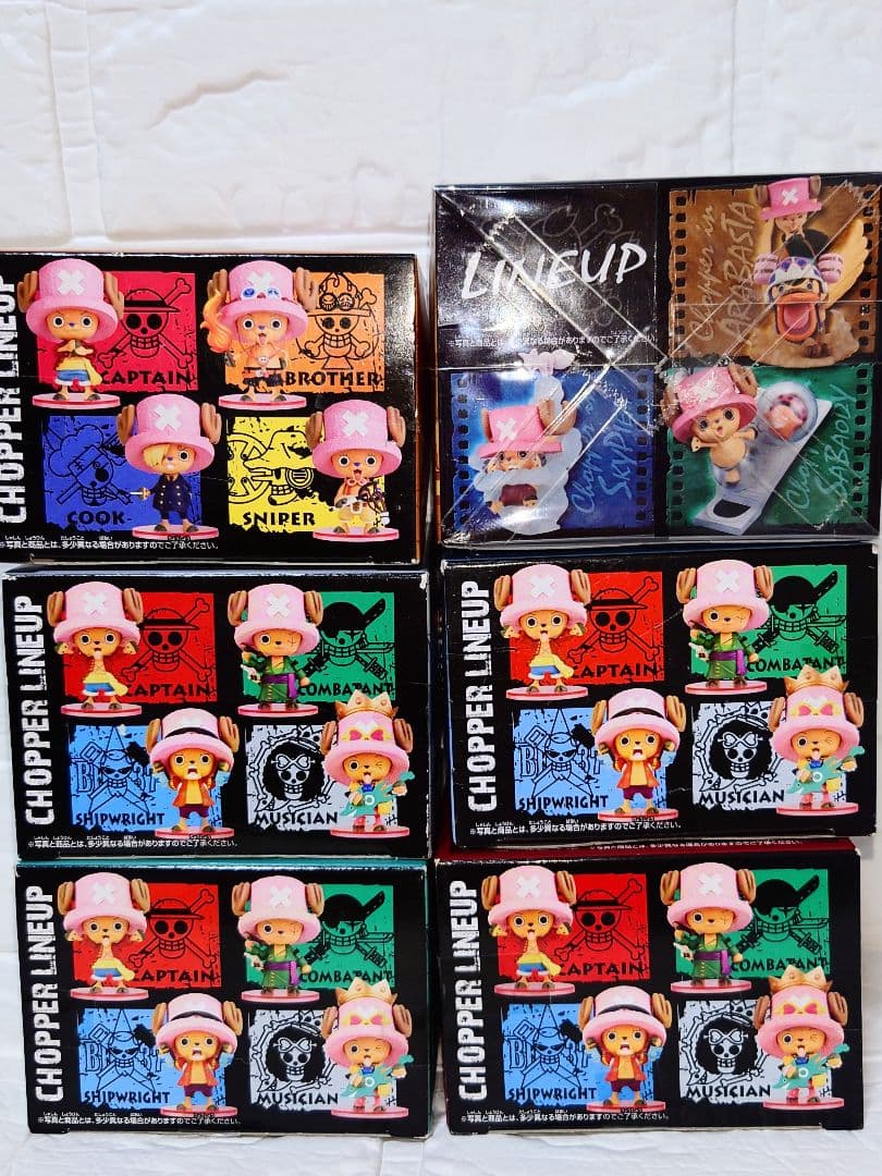 チョッパーフィギュア★目指せ海賊〜新世界編〜＆デスクトップシアター　6体セット