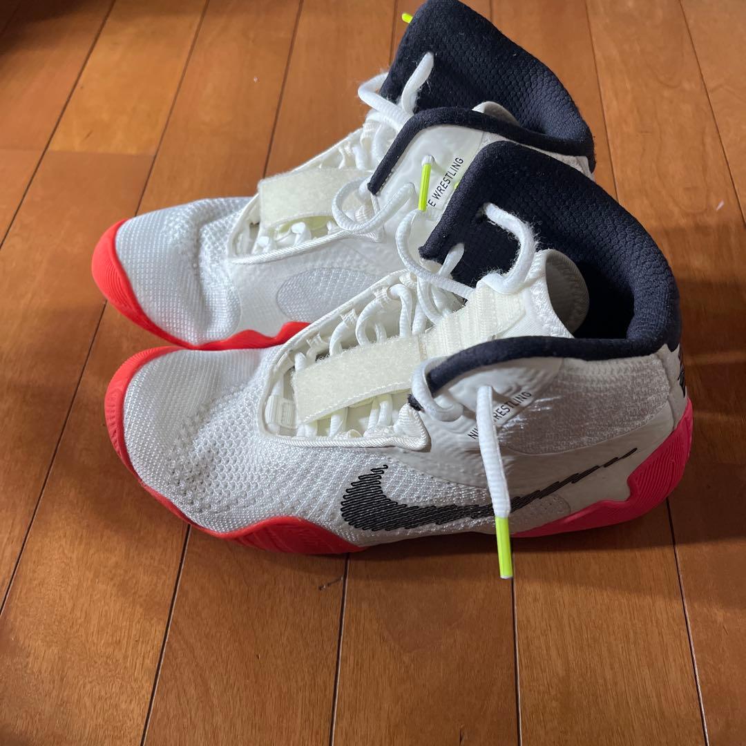 Nike ボクシングシューズ ホワイト/レッド/ブラック